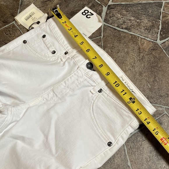 NWT Rag & Bone Skinny Jean Sz 28 in White - Picture 9 of 16